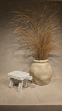 Load image into Gallery viewer, Wood Bench Pedestal in Rustic White