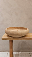 Load image into Gallery viewer, Round Wooden Bowl in Natural
