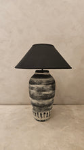 Load image into Gallery viewer, Cleon Lamp in Black with Black Shade