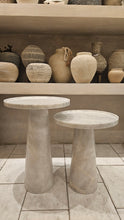 Load image into Gallery viewer, Marble Side Table Set in White