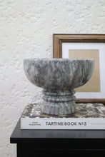 Load image into Gallery viewer, Marble Footed Bowl in Gray