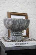 Load image into Gallery viewer, Marble Footed Bowl in Gray