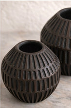 Load image into Gallery viewer, Charlotte Vase in Black