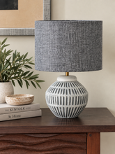 Load image into Gallery viewer, Charlotte Lamp in Gray - Cordless
