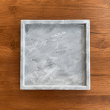 Load image into Gallery viewer, Marble Square Tray in Gray