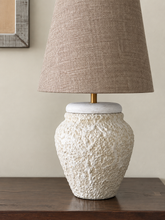 Load image into Gallery viewer, Moira Lamp in Textured White - Cordless