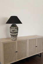 Load image into Gallery viewer, Cleon Lamp in Black with Black Shade