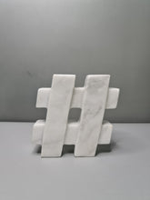 Load image into Gallery viewer, Marble Hashtag