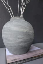 Load image into Gallery viewer, Amelia Rustic Clay Jar in Gray