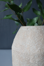 Load image into Gallery viewer, Clara Rustic Clay Vase in Beige