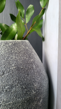 Load image into Gallery viewer, Clara Rustic Clay Vase in Gray