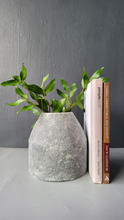 Load image into Gallery viewer, Clara Rustic Clay Vase in Gray