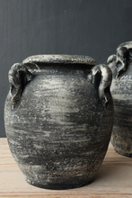 Load image into Gallery viewer, Ezra Rustic Clay Jars in Black
