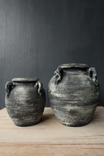Load image into Gallery viewer, Ezra Rustic Clay Jars in Black