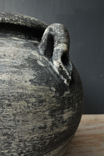 Load image into Gallery viewer, Ezra Rustic Clay Jars in Black