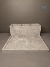 Load image into Gallery viewer, Marble Vanity Organizer with Tray