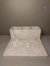 Load image into Gallery viewer, Marble Vanity Organizer with Tray
