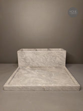 Load image into Gallery viewer, Marble Vanity Organizer with Tray