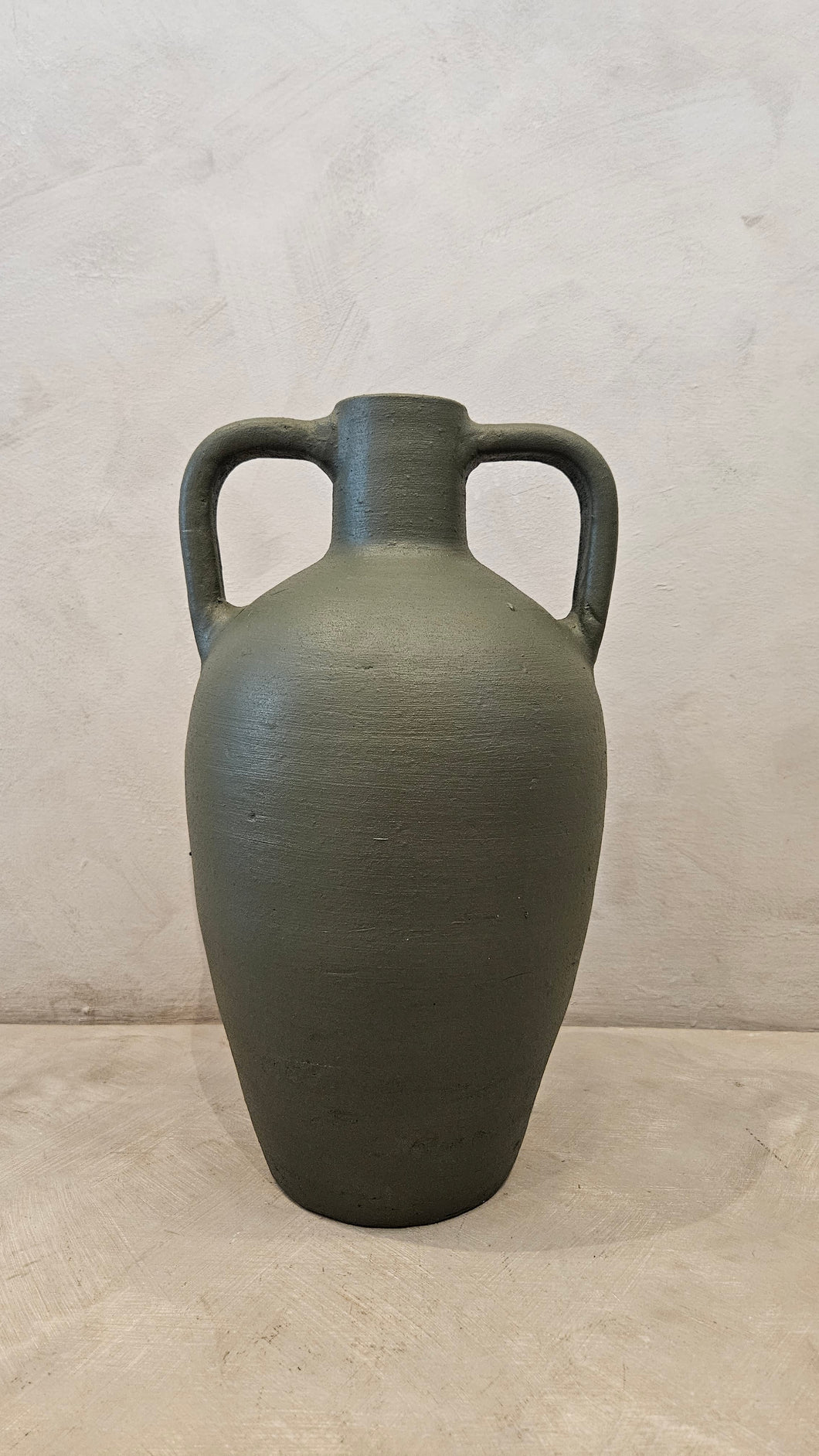 Niobe Jar in Olive Green