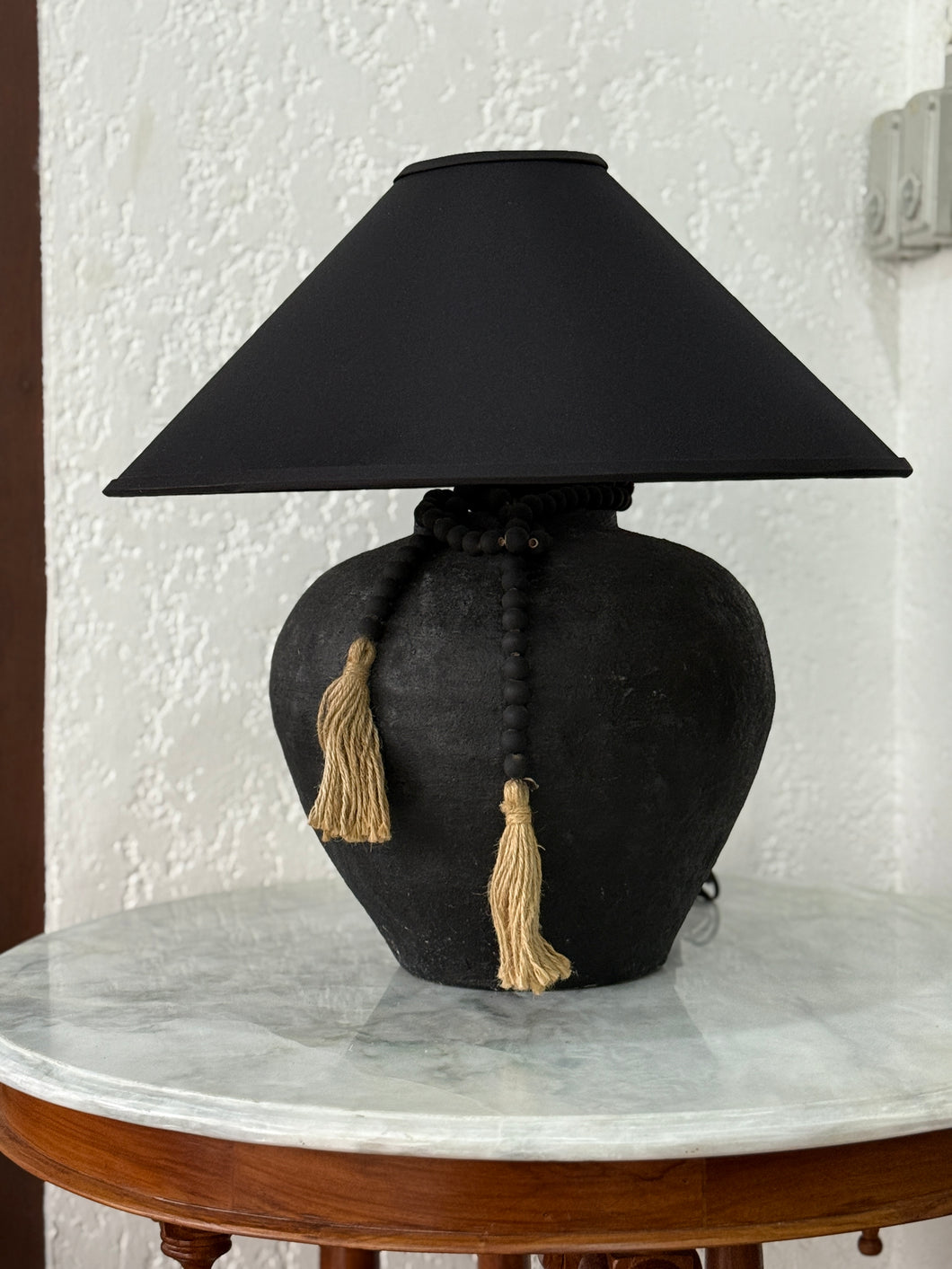 Caldera Lamp in Black
