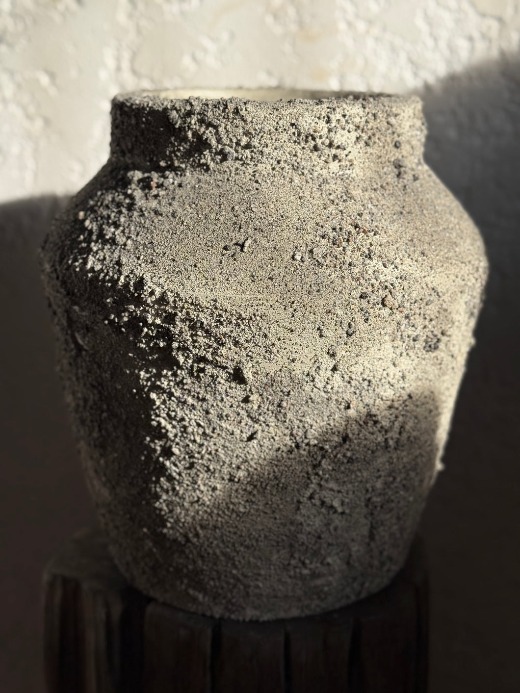 Thessaly Vase Textured Sand