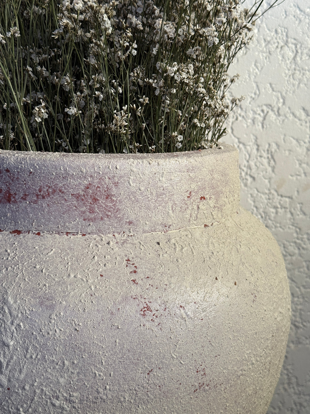 Constance Jar in White Terracotta