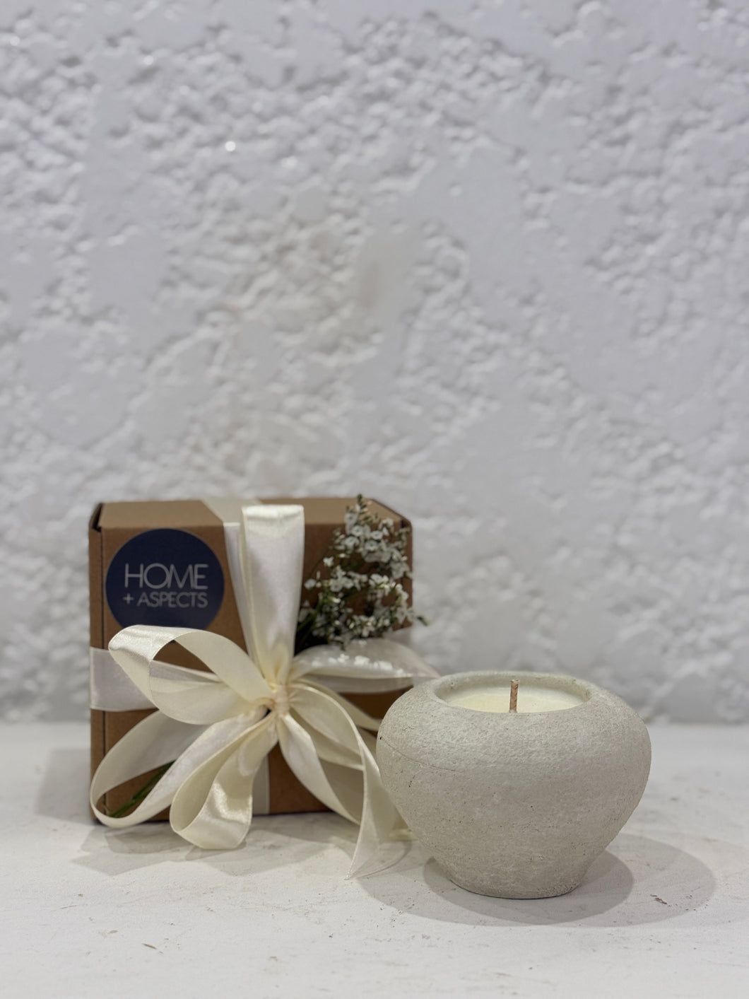 Decorative Scented Candle - White