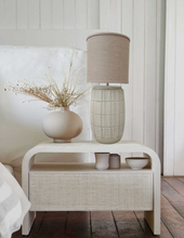 Load image into Gallery viewer, Agatha Lamp in White
