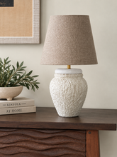 Load image into Gallery viewer, Moira Lamp in Textured White - Cordless

