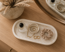 Load image into Gallery viewer, Marble Oval Tray Long - Century
