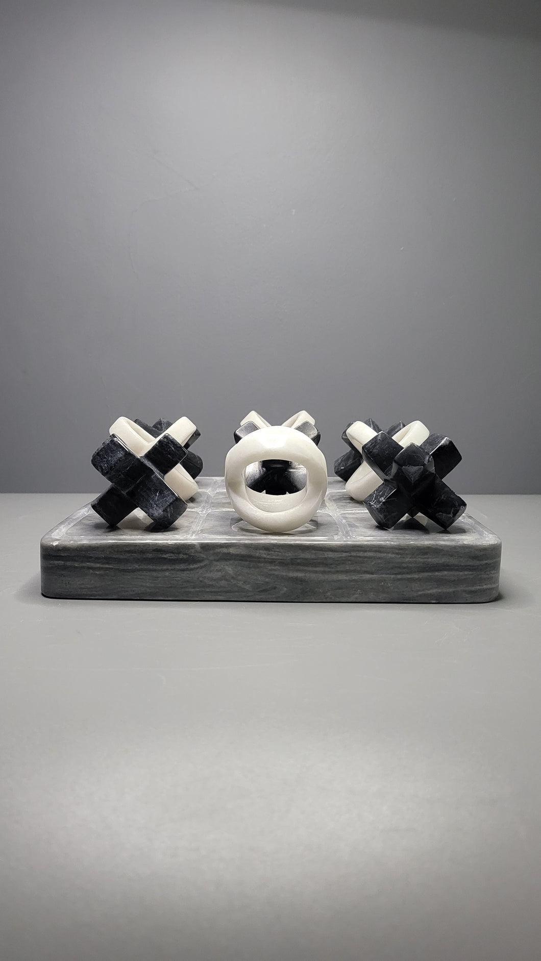 Marble Tic-Tac-Toe Set