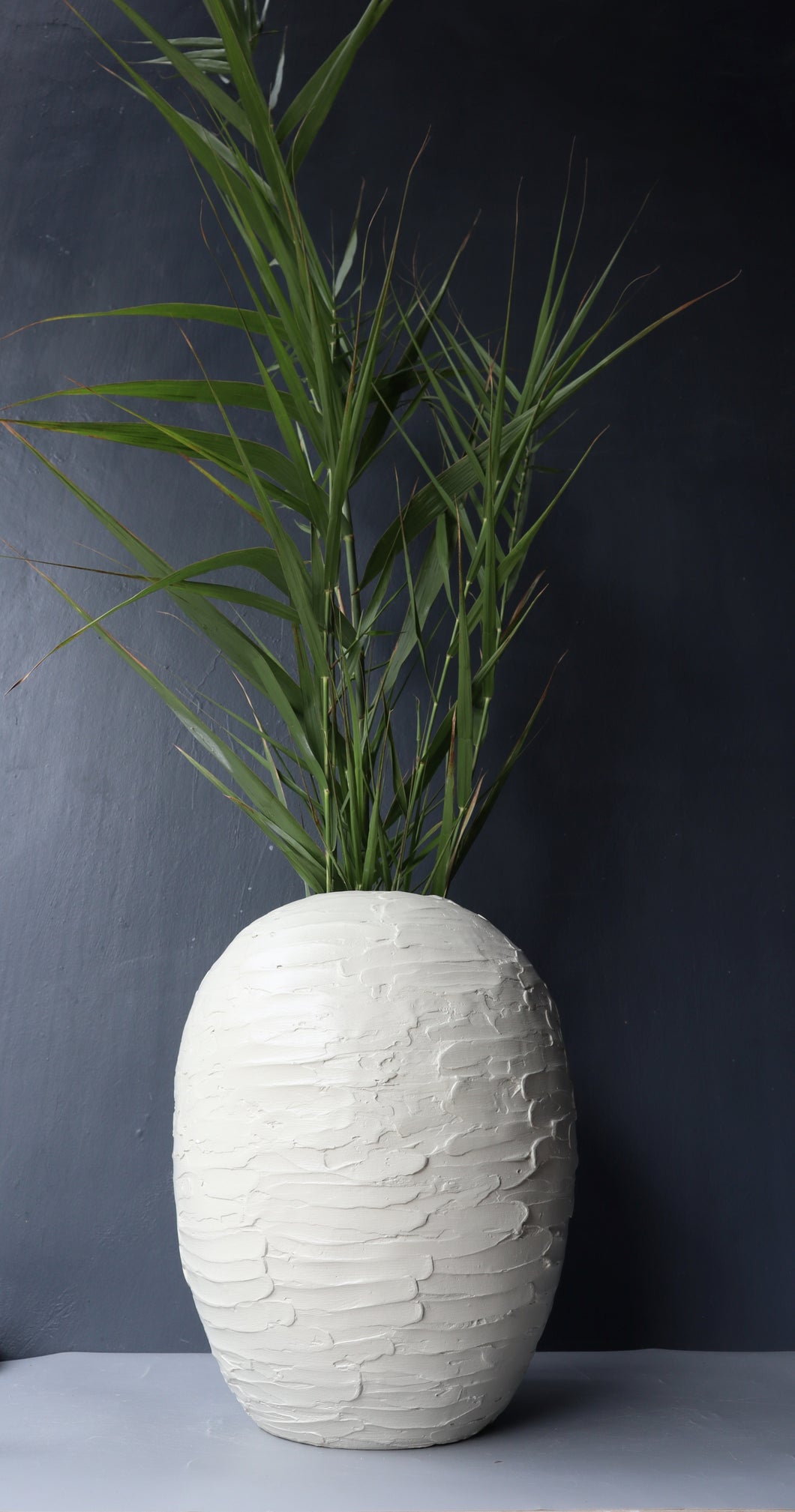 Aurora Floor Vase in White